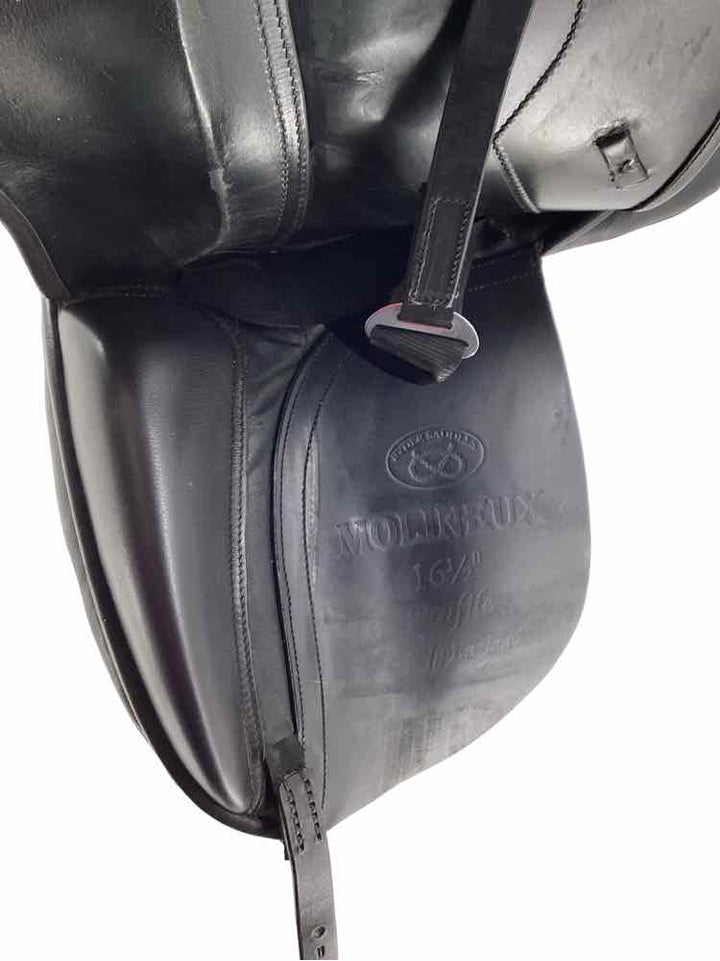 16.5" Ryder Profile wool flocked used dressage saddle with Cover B