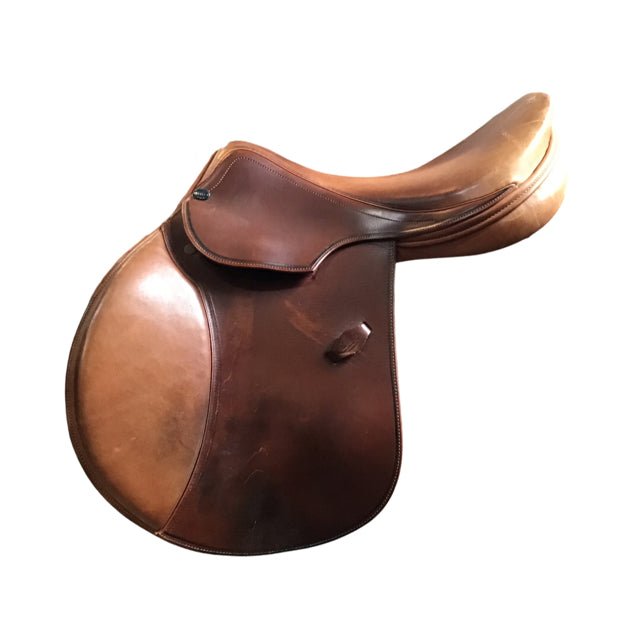 17" Henri De Rivel Rivella Medium Tree Used Close Contact Saddle - C