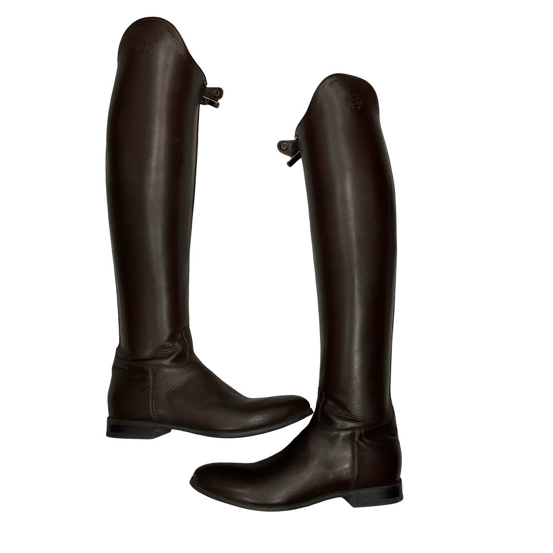 ALBERTO FASCIANI WOMEN SHOE SIZE 42 BROWN RIDING BOOTS