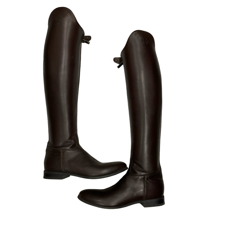 ALBERTO FASCIANI WOMEN SHOE SIZE 42 BROWN RIDING BOOTS