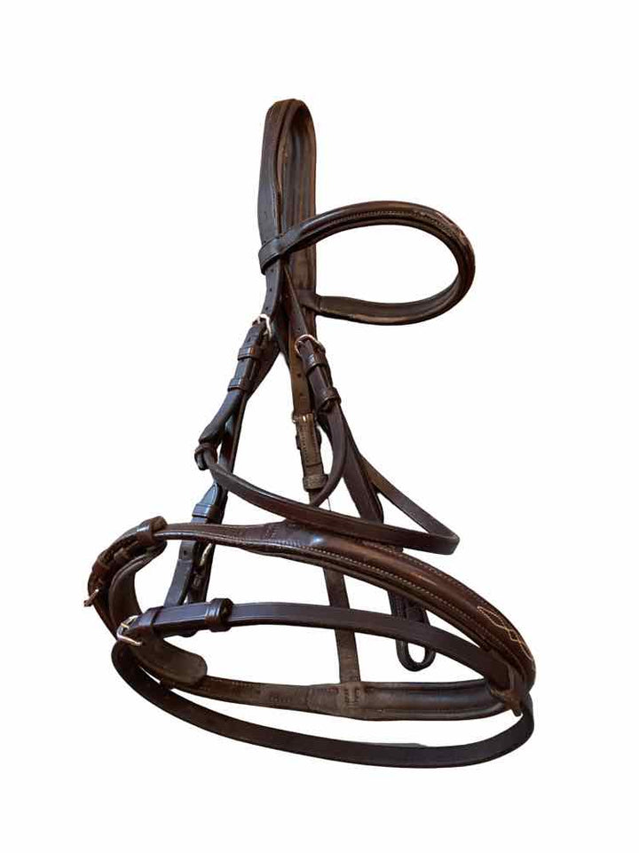 VESPUCCI Fancy Stitched Flash Headstall USED B