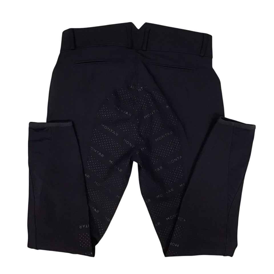 Montar Women's 42 Full Seat Schooling Breech Navy Used - H