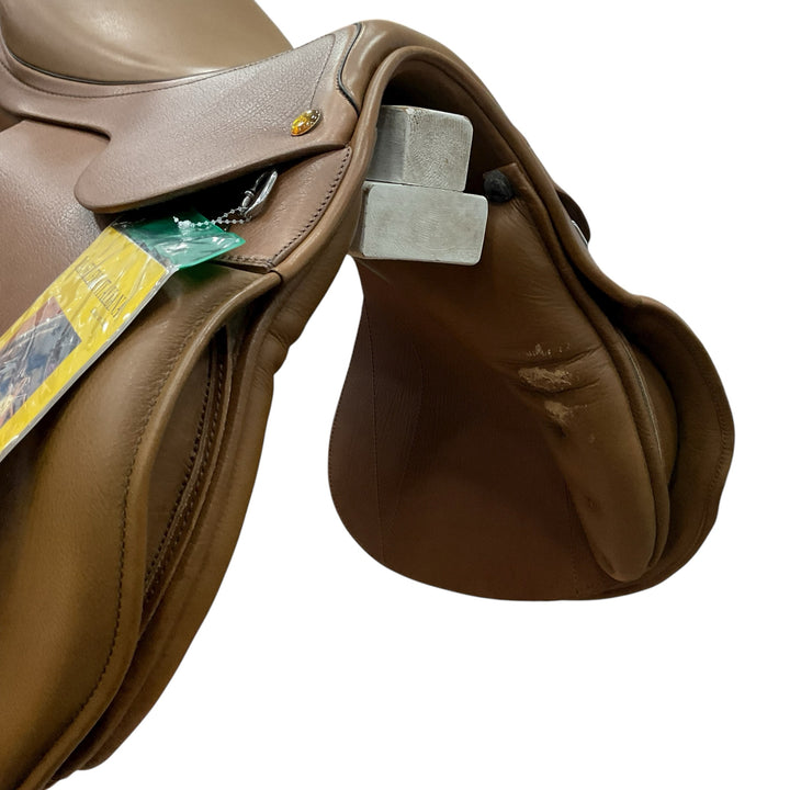 16" Prestige Hippos Red Fox 35cm Wide Like New Childs Hunter/Jumper Saddle - H