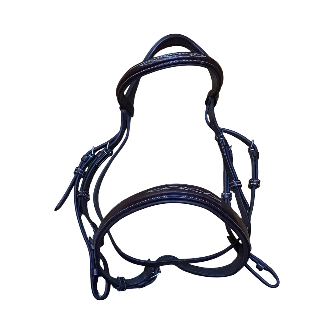 Montar Fancy Stitched Hunter Headstall Used
