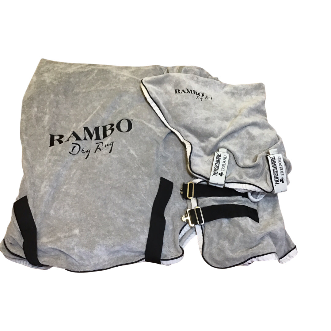 Horseware LG Rambo Dry Rug w/Neck Used