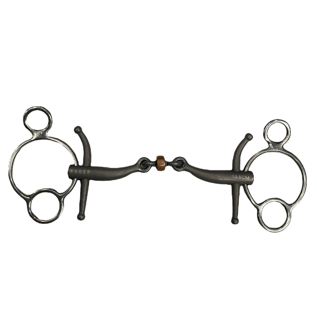 Fager 5.25" Titanium Baby Beval w/ Copper Roller Used - H