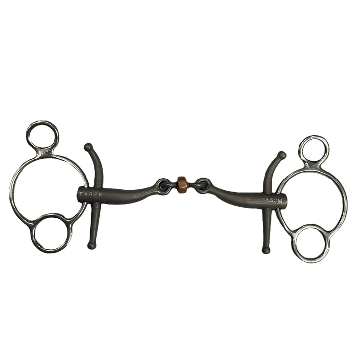 Fager 5.25" Titanium Baby Beval w/ Copper Roller Used - H