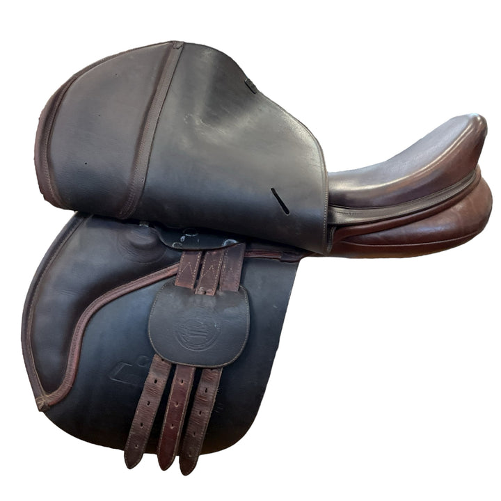 18" Collegiate Convertible Adjustable Used Hunter/Jumper Saddle - H
