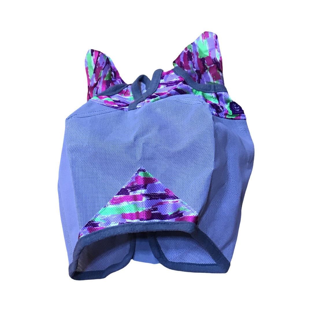 Cashel Pink Watercolor Crusader Fly Mask New