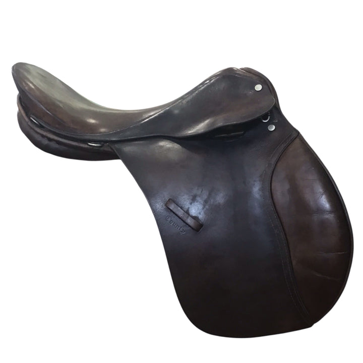 16.5" County Med/Wide Used All Purpose Saddle - H