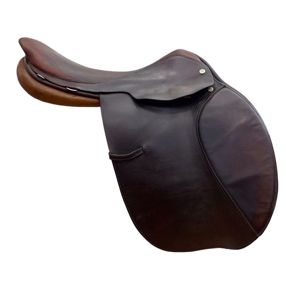 17" Beval Devon Medium Used Hunter/Jumper Saddle - H