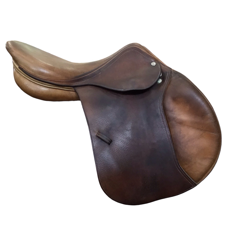 17" Amerigo Narrow Used Hunter/Jumper Saddle - H