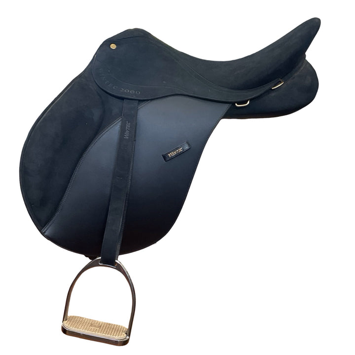 16.5" Wintec 2000 Adjustable Used All Purpose Saddle with Irons and Webbers