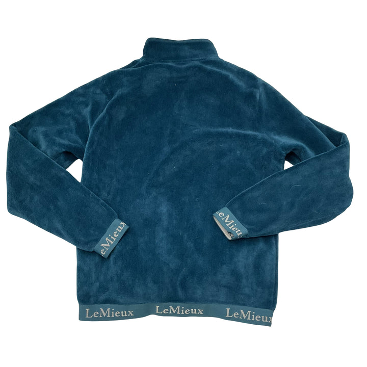 LeMieux Women's 10 Fleece Quarter Zip Pull Over Marine Used