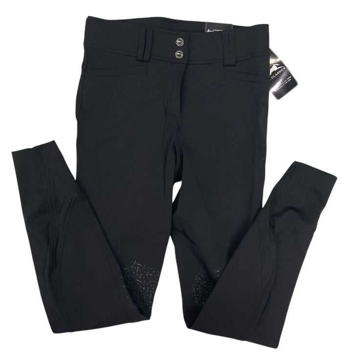 RJ Classics Women's 26R Hayden Knee Patch Schooling Breech Black New - H