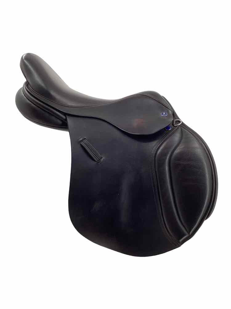 17" HCS Highland cob jump used close contact saddle wool B