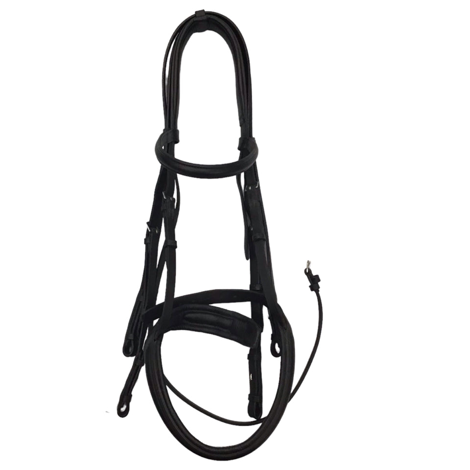 Albion Warmblood Double Bridle with Reins Used - H