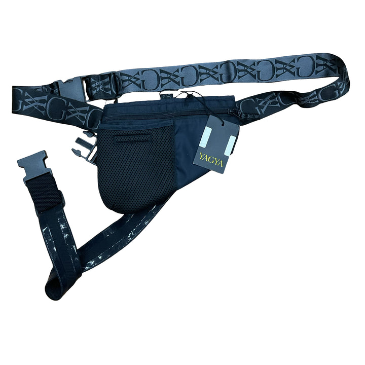 Yagya Cross Body Riding Bag Black New - H