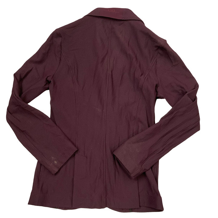 Alessandro Albanese Women's Medium Mesh Show Coat Plum Used
