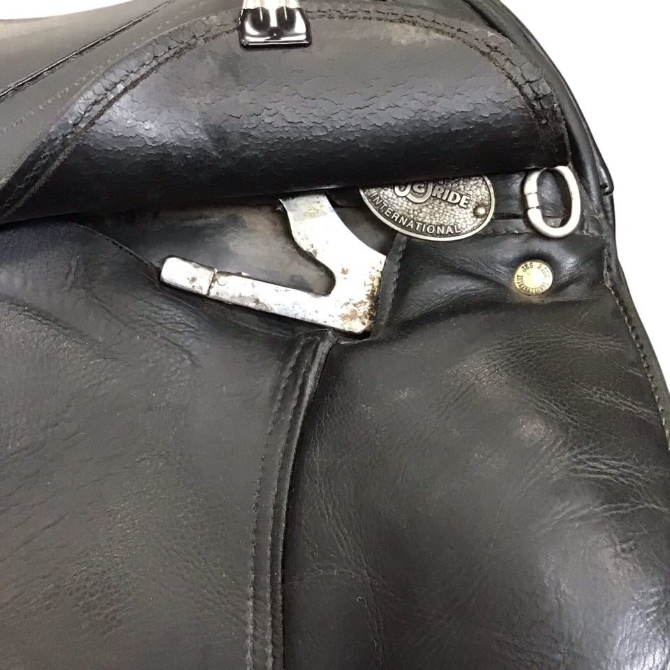 17" Schleese JES Ride International Elite Medium Used Dressage Saddle - H