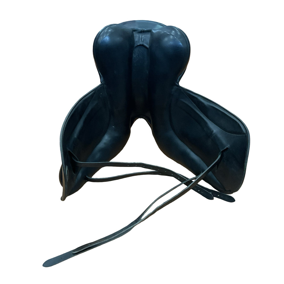 17" Custom Saddlery Advantage Medium Used Dressage Saddle