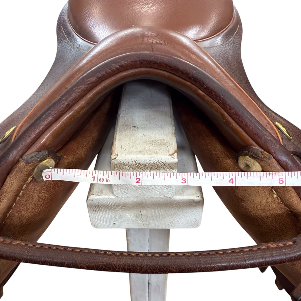16" HDR Advantage Flocked Wide Used Childs Hunter/Jumper Saddle - H