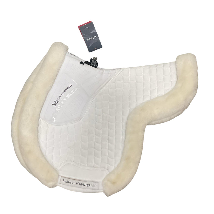 LeMieux Small Merino+ Hunter Saddle Pad White/White Used