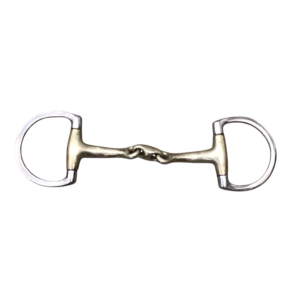 5.5" Herm Sprenger Dynamic RS Sensogan Double Jointed Snaffle Used - H