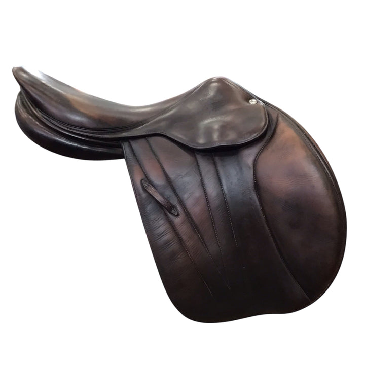 17" Butet Premium Half-Deep Medium Used Hunter/Jumper Saddle - H