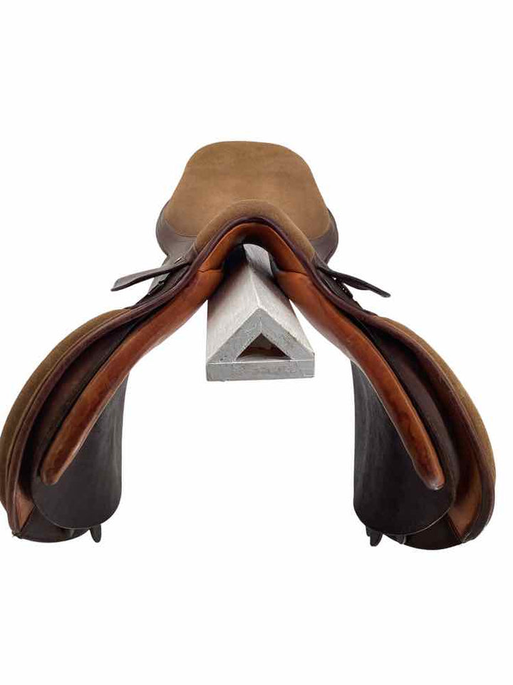 18" Pessoa used close contact saddle, Suede seat B