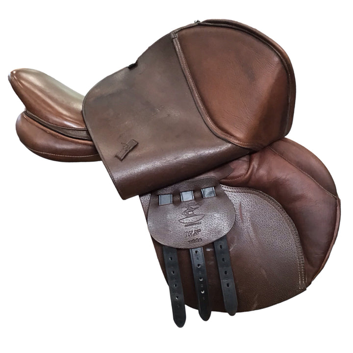 17.5" Smith Worthington Mystic Wide Used Hunter/Jumper Saddle - H