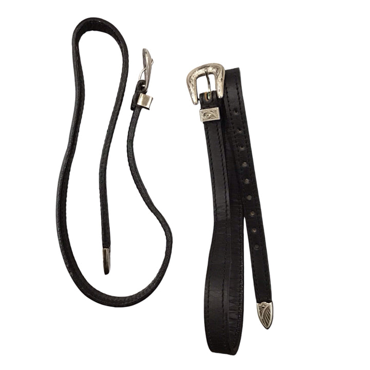 Pinnell Custom Leather Spur Straps Used - H