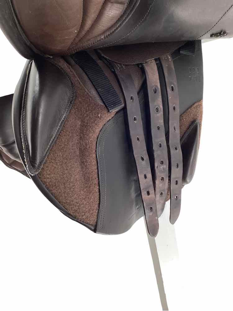 17.5" Hastilow Adjustable tree wool flocked used close contact saddle B