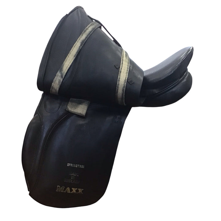 18.5" Smith Worthington Maxx XXW/Wide Used Dressage Saddle - H