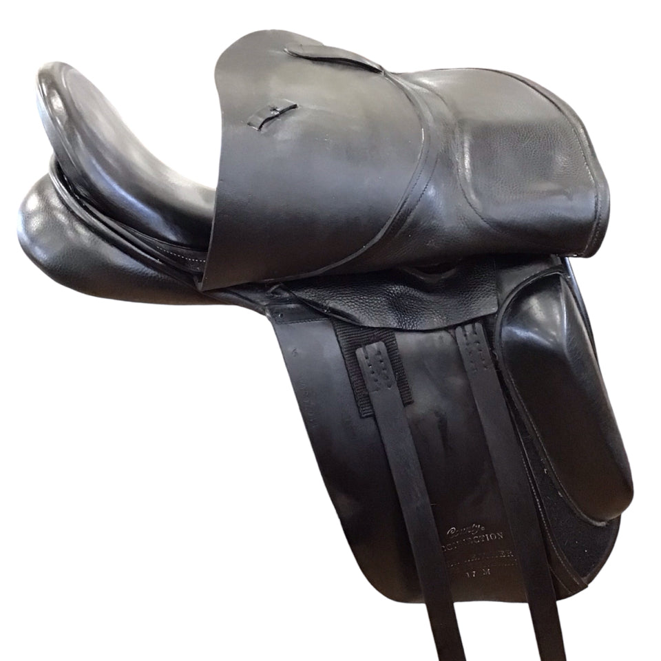 17" County Connection Medium Used Dressage Saddle - H