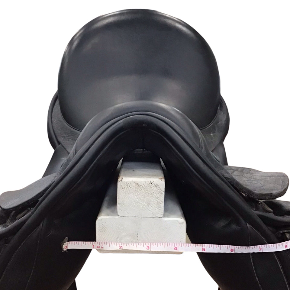 17.5" Hulsebos Dress CC Med/Wide Used Dressage Saddle - H