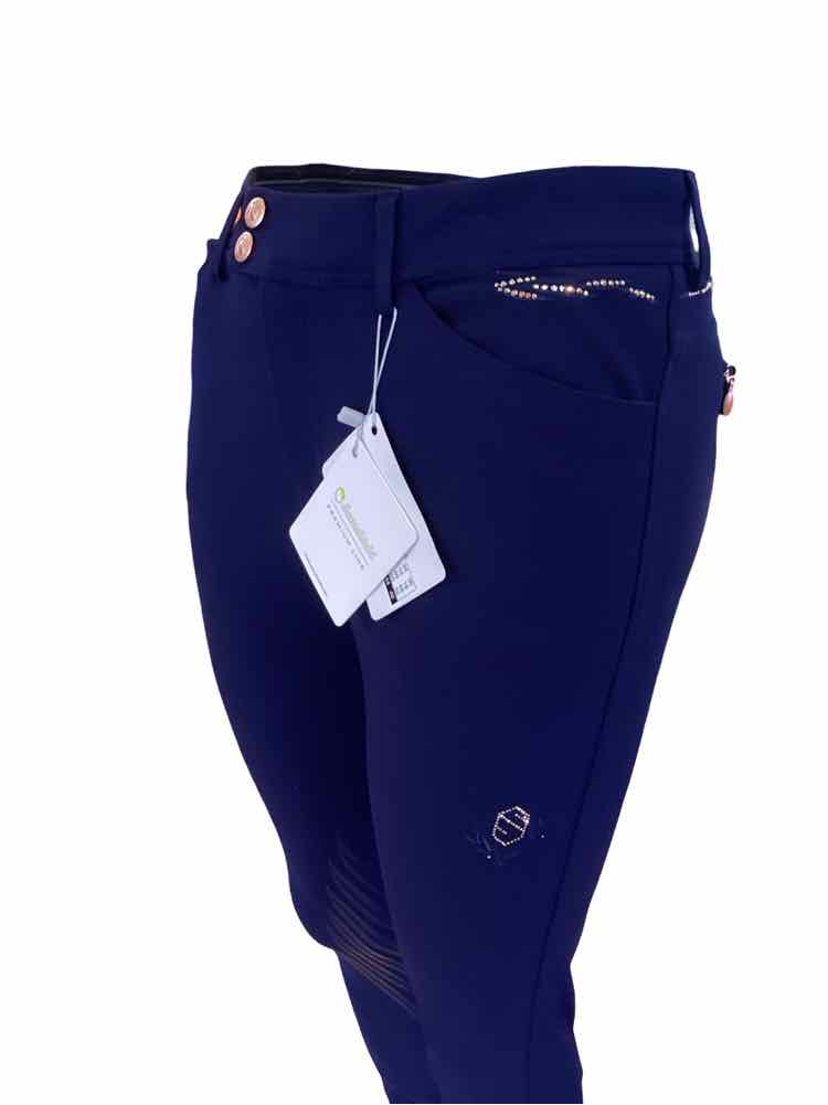 Samshield new ladies size 26 navy crystal breech B