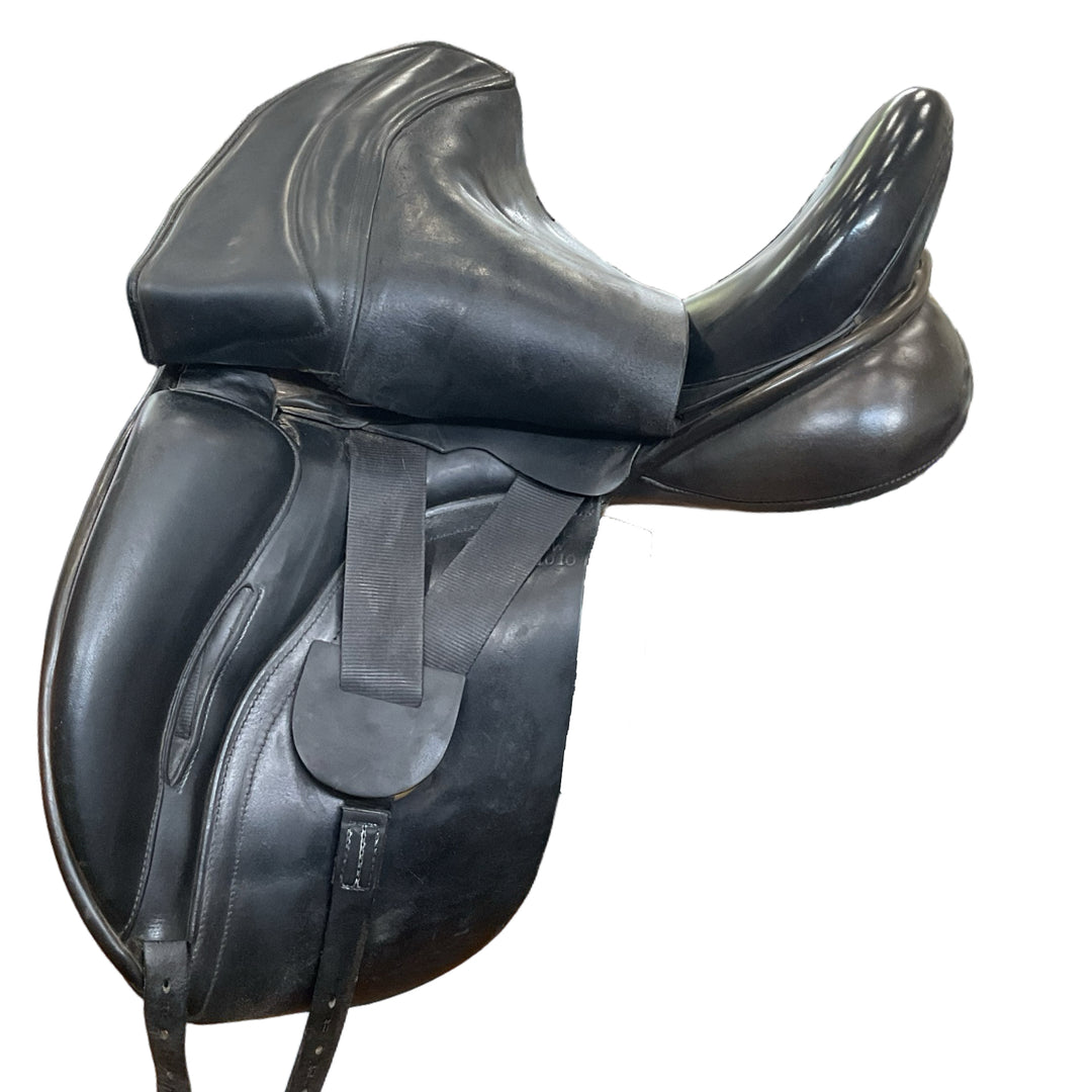 17.5" Hulsebos Dress CC Wide Used Dressage Saddle