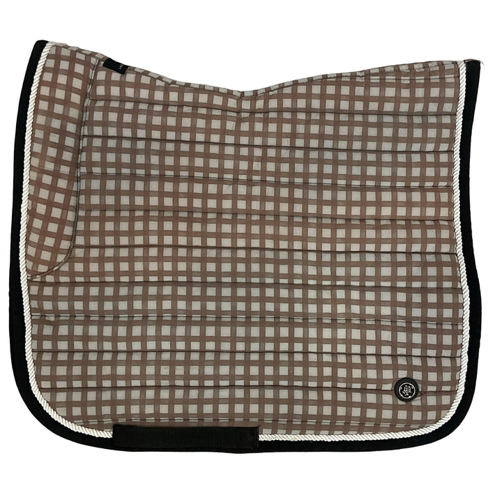 Laura Tweedie All Purpose Saddle Pad Brown Plaid Used