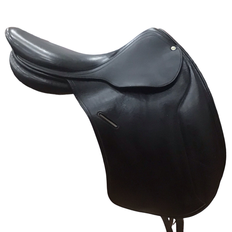 17" Macel Samba Medium Used Dressage Saddle - H