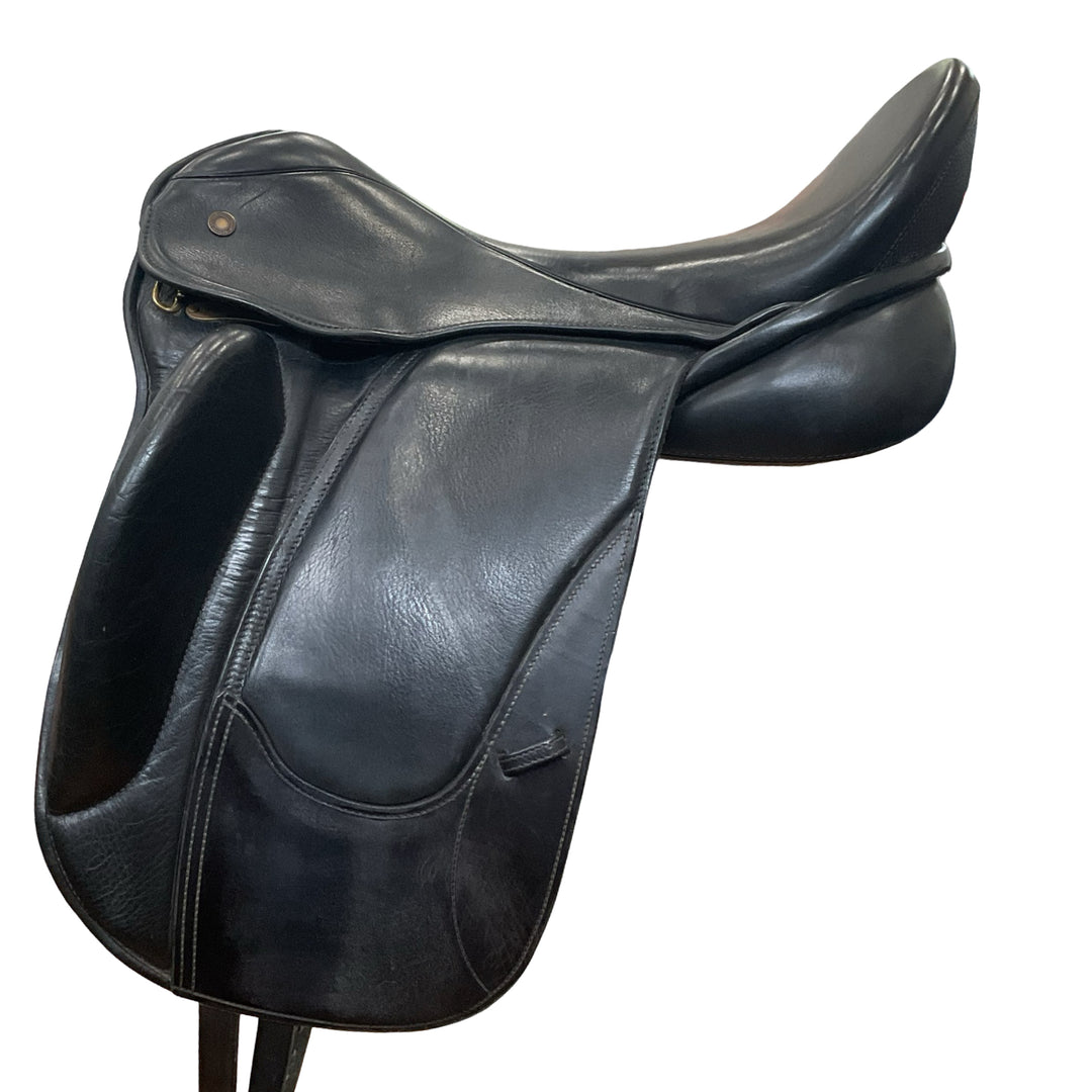 17.5" Fichtbauer Custom Medium Used Dressage Saddle