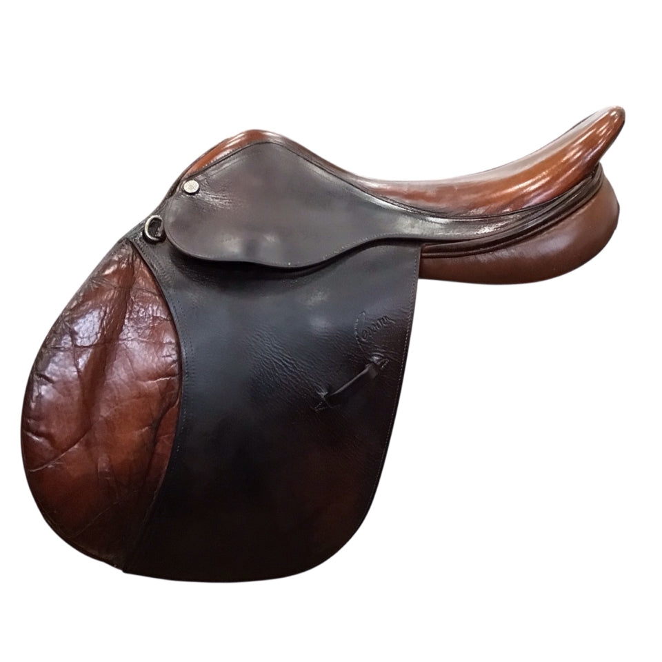 16.5" Pessoa Rodrigo Wide Used Hunter/Jumper Saddle - H