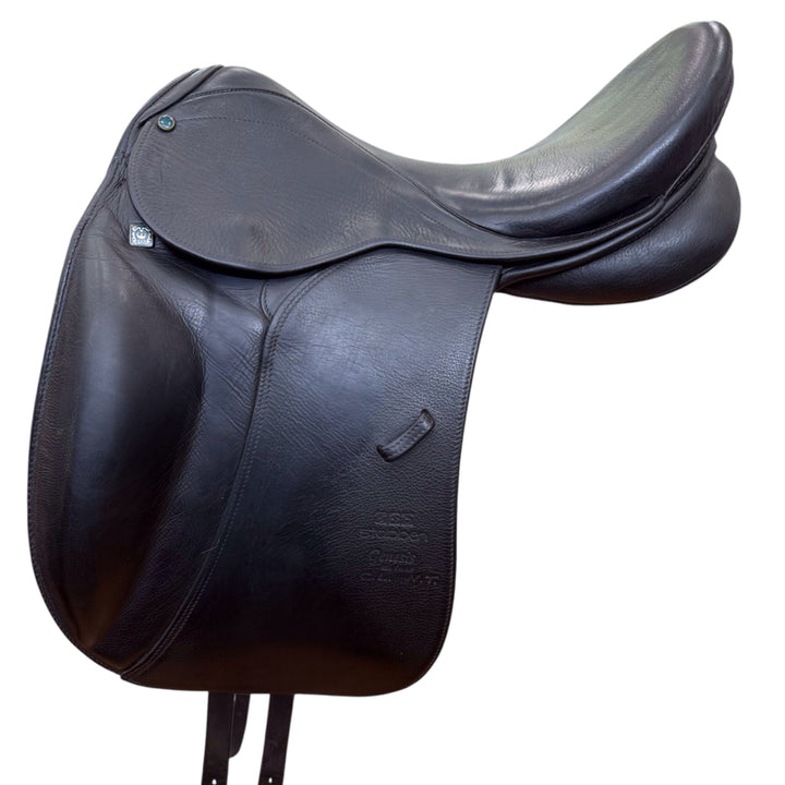 18" Stubben Genesis De Luxe 29cm Medium Used Dressage Saddle - H