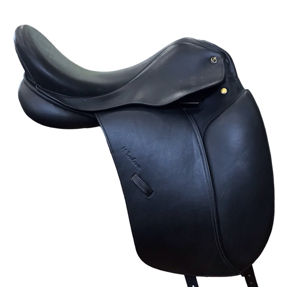 17.5" M. Toulouse Aachen Med/Narrow Used Dressage Saddle - H