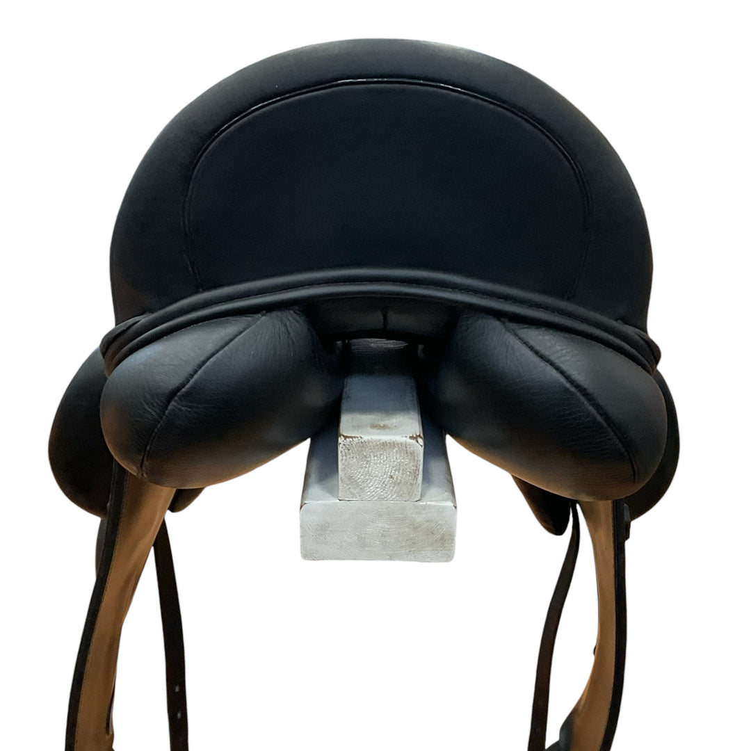 17.5" Custom Saddlery Everest R Narrow Used Dressage Saddle - H