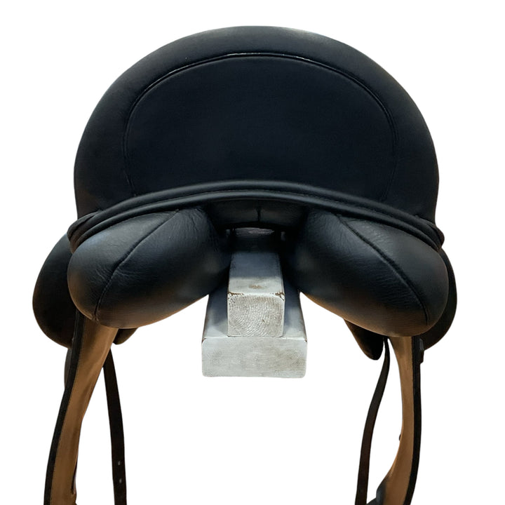 17.5" Custom Saddlery Everest R Narrow Used Dressage Saddle - H