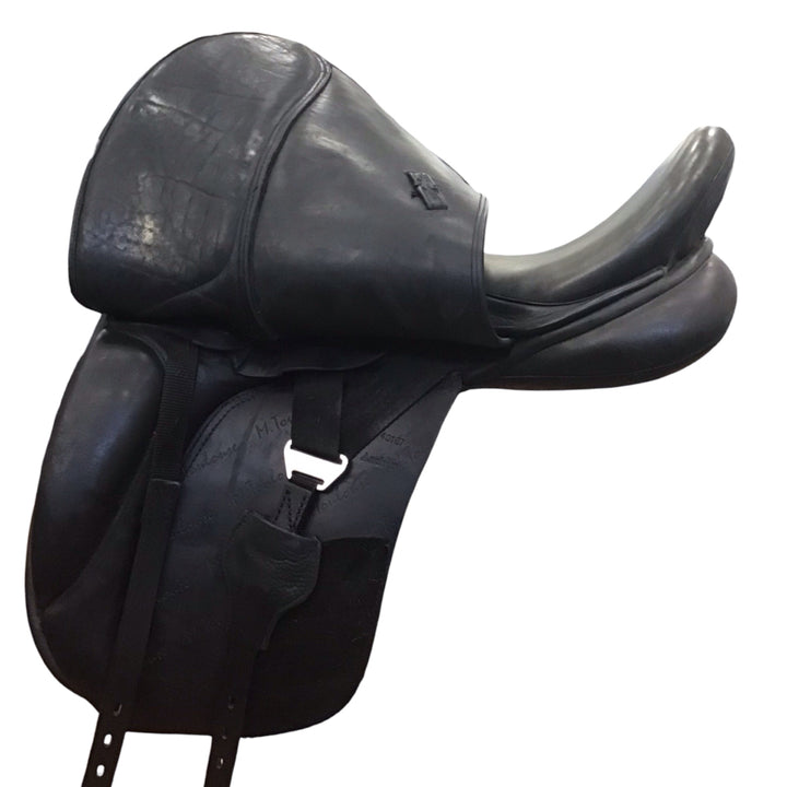 17.5" M. Toulouse Aachen Medium Used Dressage Saddle - H