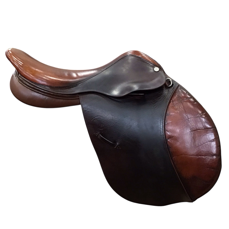 16.5" Pessoa Rodrigo Wide Used Hunter/Jumper Saddle - H