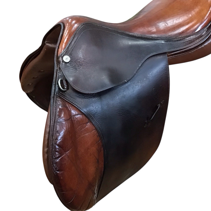 16.5" Pessoa Rodrigo Wide Used Hunter/Jumper Saddle - H