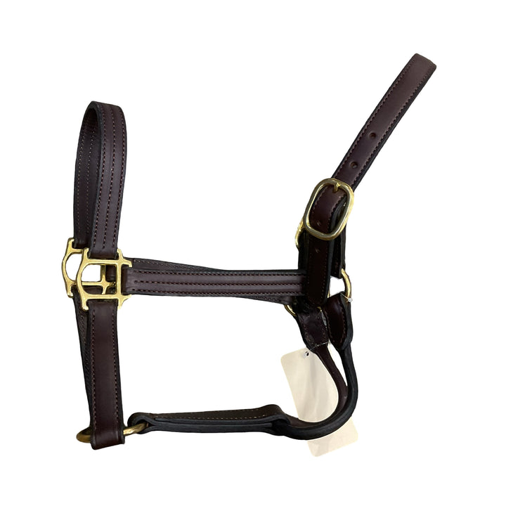 Horse/Full Leather Halter New - H
